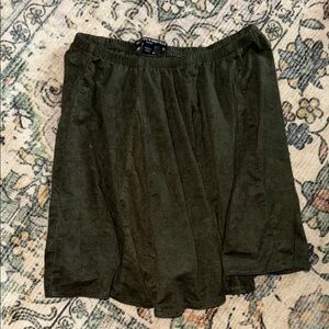 Brandy Melville Dark Green Mini Skirt